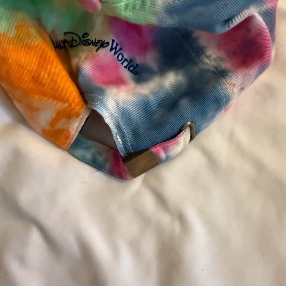 Like New Disney Parks Mickey Mouse Pastel Tie Dye Baseball Hat - Picture 6 of 6